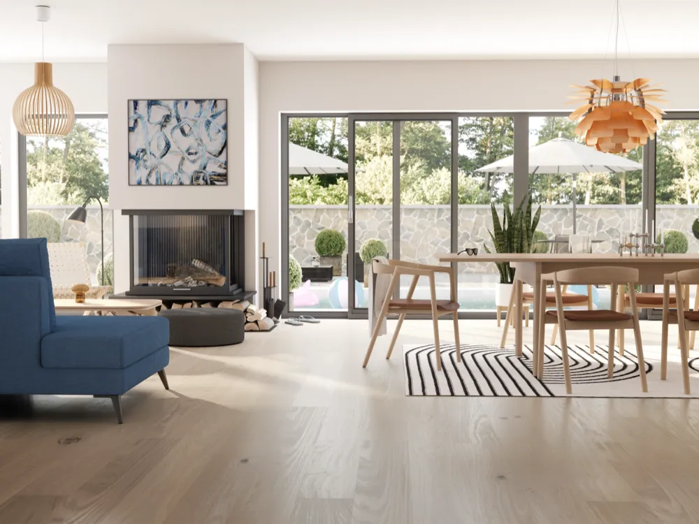 Misty White Oak Nature Grade Brushed Finish