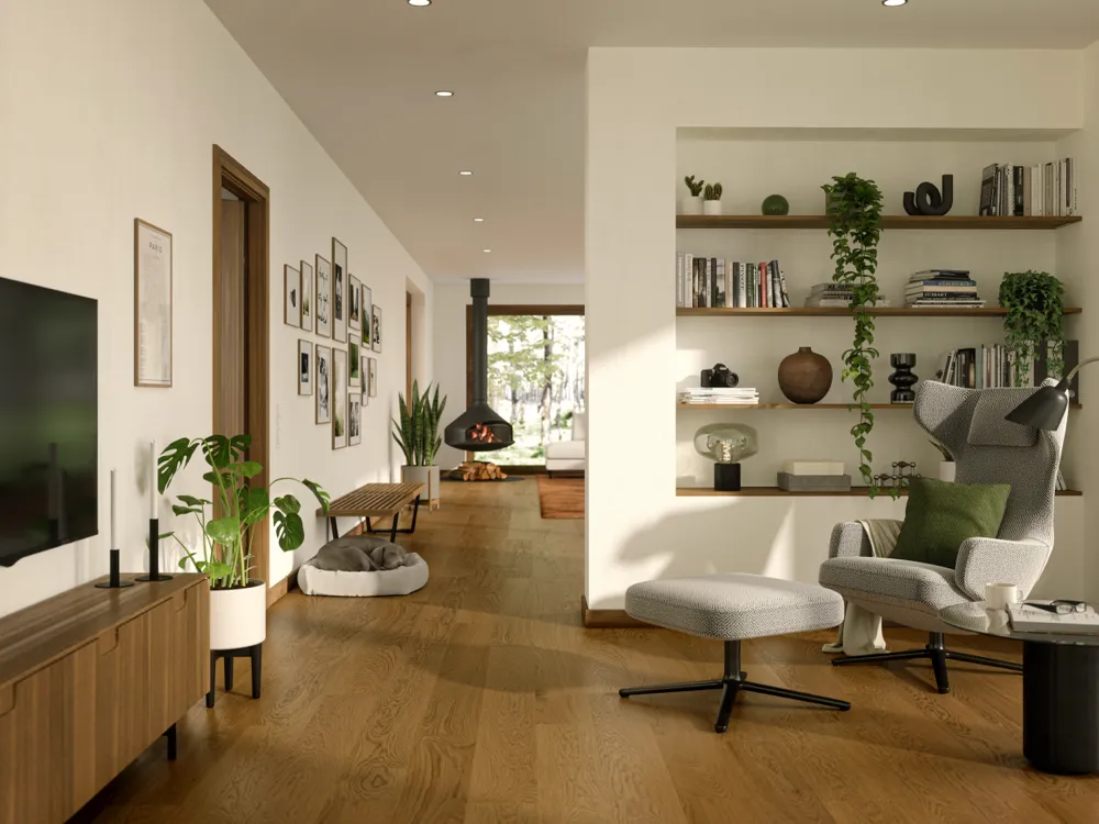 Terra Brown Oak Nature Grade Brushed Finish